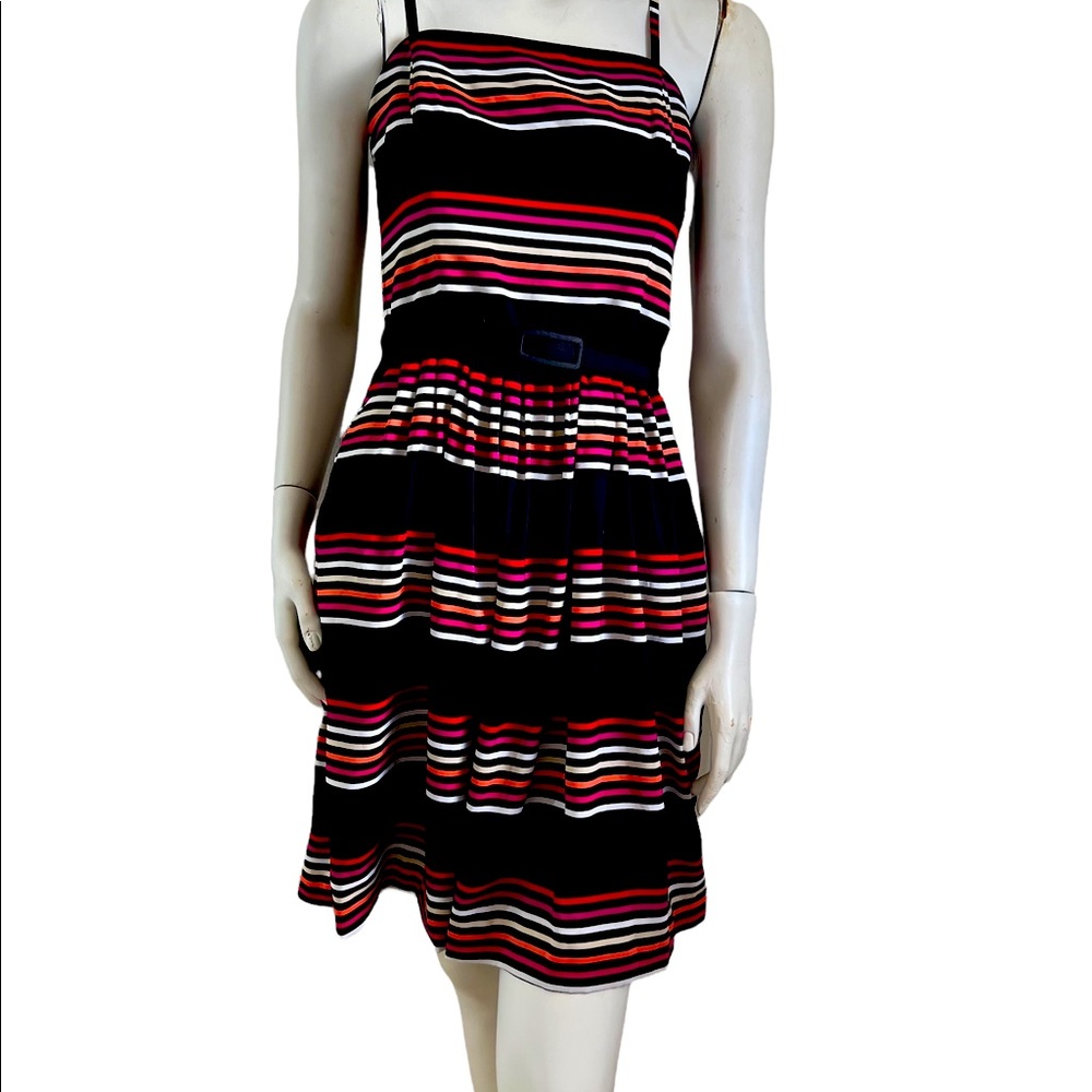 White House Black Market Striped Dress SZ6